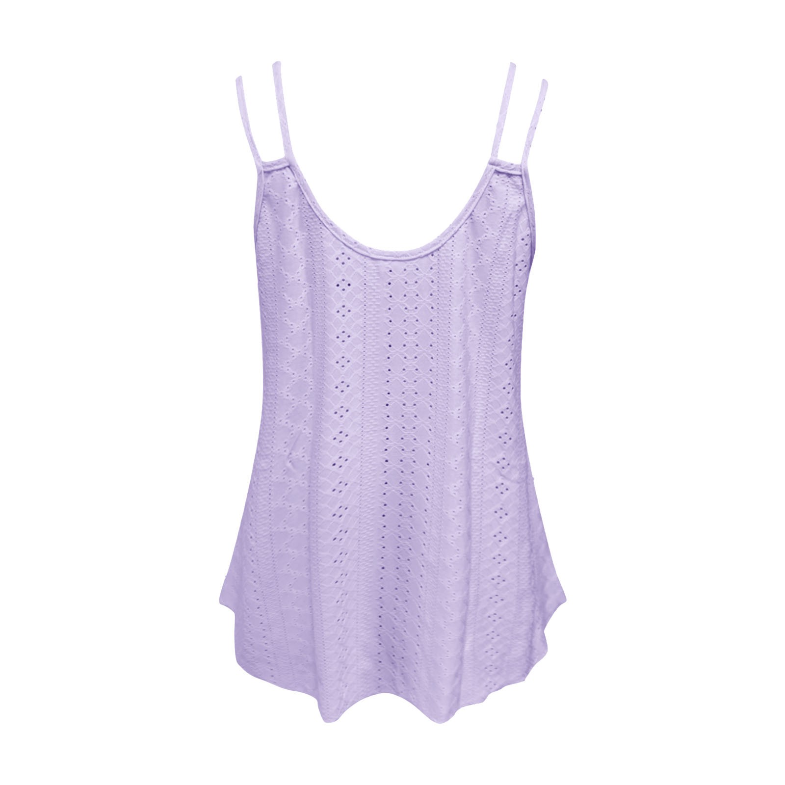 thumbnail image 4 of Top corto sin mangas estampado para mujer - Camiseta elegante con cuello redondo, 4 of 6